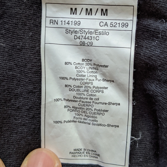 Roxy cotton high-neck zip-up jacket - Picture 6 of 6